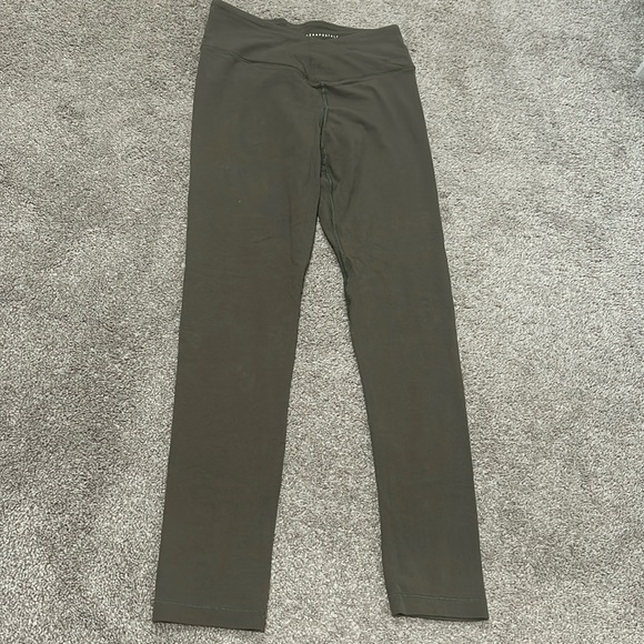 Aeropostale Olive Green Crossover Leggings - Picture 1 of 2